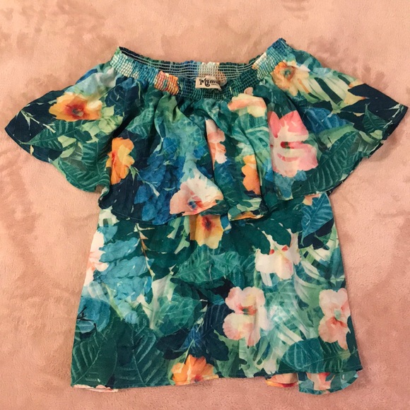 Show Me Your MuMu Bungalow Off Shoulder Top - Picture 1 of 6